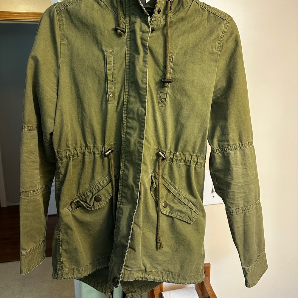 Love Tree Green Military Field Jacket
